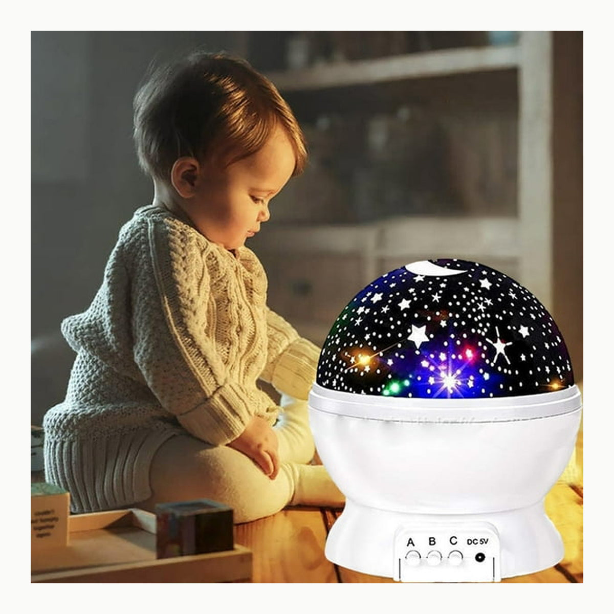 Proyector Estrellas Infantil, 22 Temas Luz Nocturna Infantil, 360°