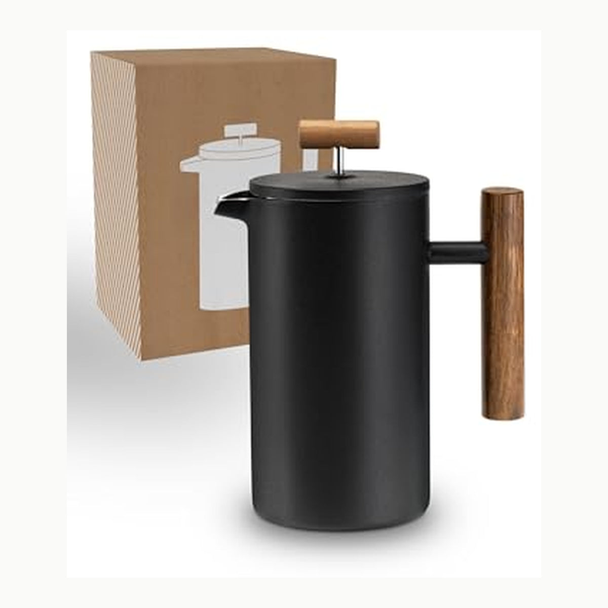 Lambda Coffee® Caldera Thermo French Press acero inoxidable I 1