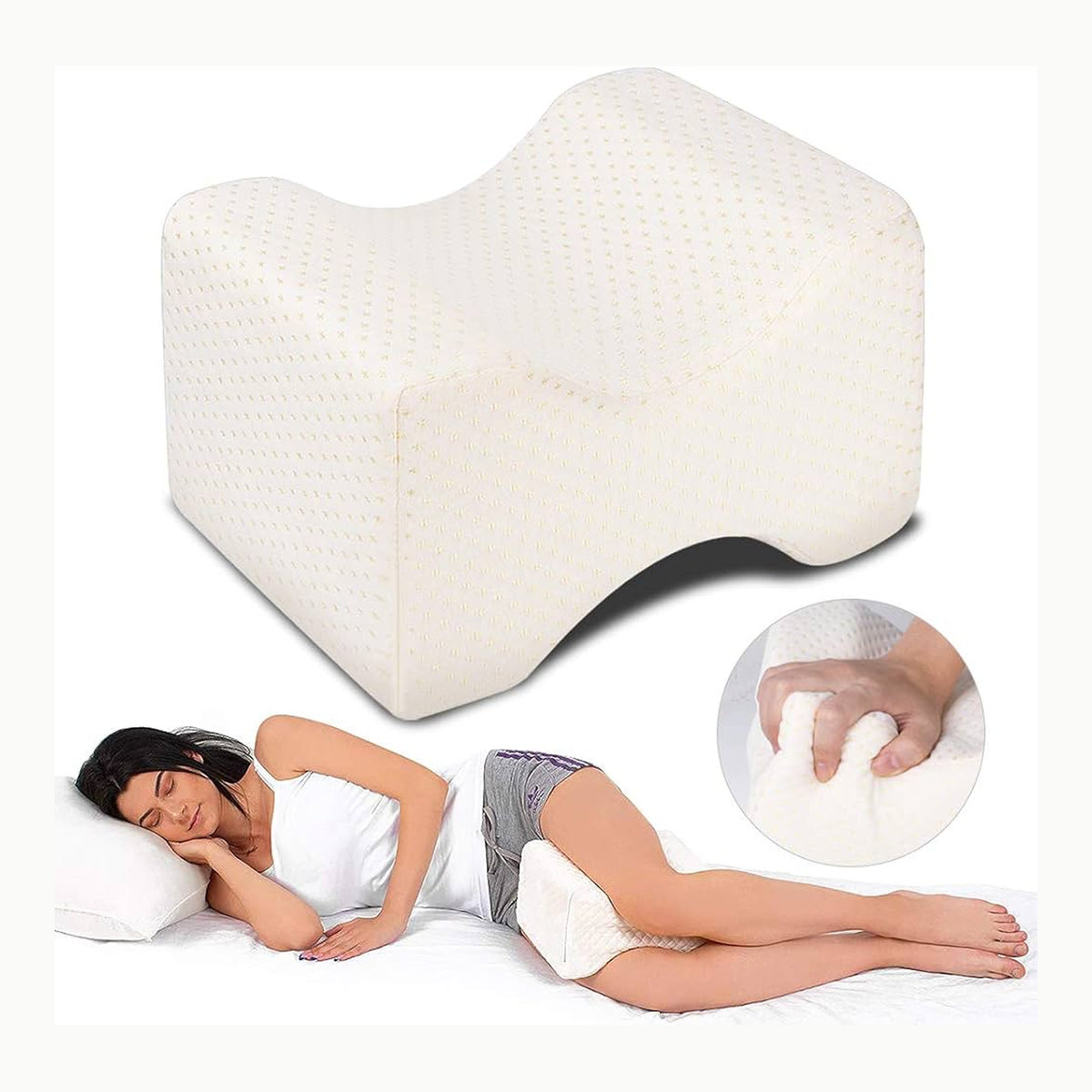 Dioxide Almohada ortopédica para Rodilla, cojín ergonómico para