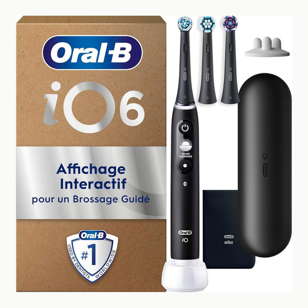 Oral-B Brosse A Dents Electrique iO 2 Noire, 3 Modes De Nettoyage