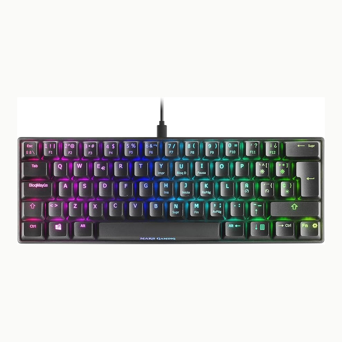 MKREVOPRO TKL Mars Gaming MKREVOPRO, Teclado Mecánico Gaming TKL con