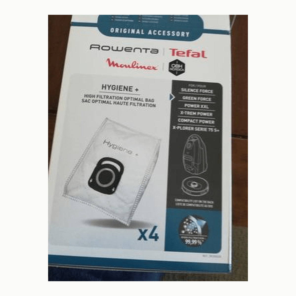 Rowenta ZR200520 High Filtration Bag Hygiene + OPTIMAL, 19.5 x 27.5