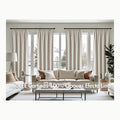 Cortinas Opacas MIULEE Cortinas Salon Opacas 2 Piezas Modernas 140x245