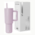 Trek Simple Modern Vaso Térmico con Pajita y Asa\| Taza Termica Café
