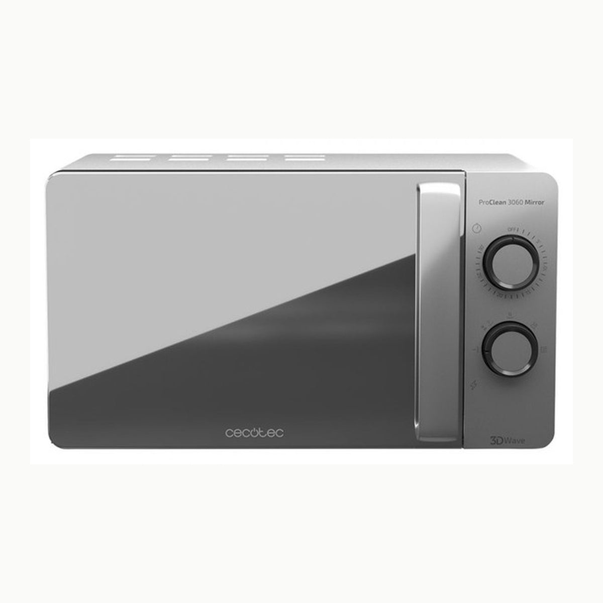 Cecotec Microondas de 20L Proclean 5010 Flatbed. Inox Potencia de
