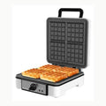 Cecotec Gofrera Eléctrica Fun Gofrestone 4Inox. 1200 W, Acero