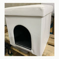 Banqueta-casita pequeña Banqueta-casita para animales pequeños