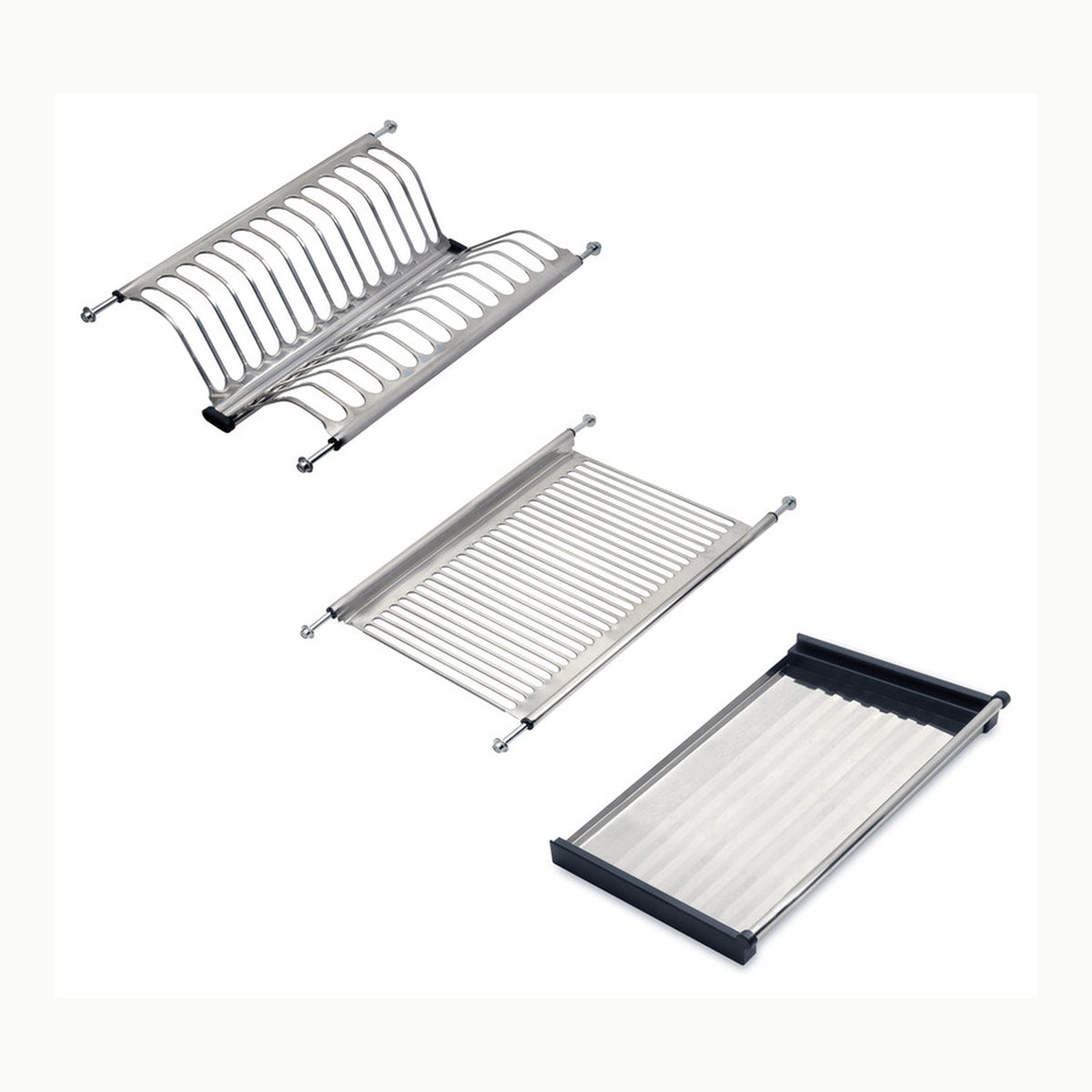 Emuca - Égouttoir Suspendu Drynox pour Assiettes et Verres, largeur