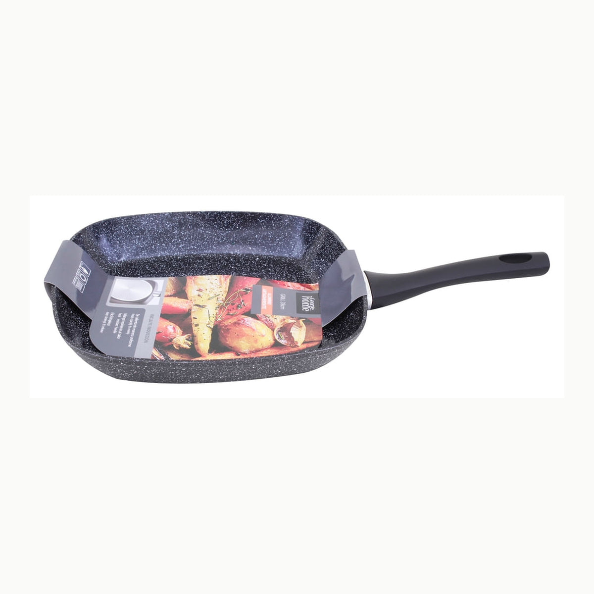 BRA Prior - Grill Asador Aluminio Fundido Prior 28 Cm Induccion