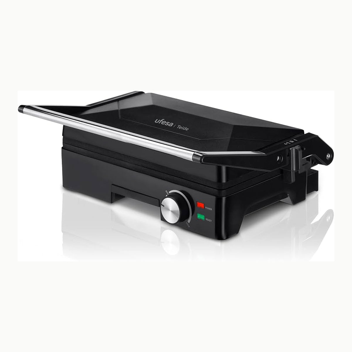 Ufesa Teide Parilla Eléctrica, Panini Press Grill, 1600W, Placas