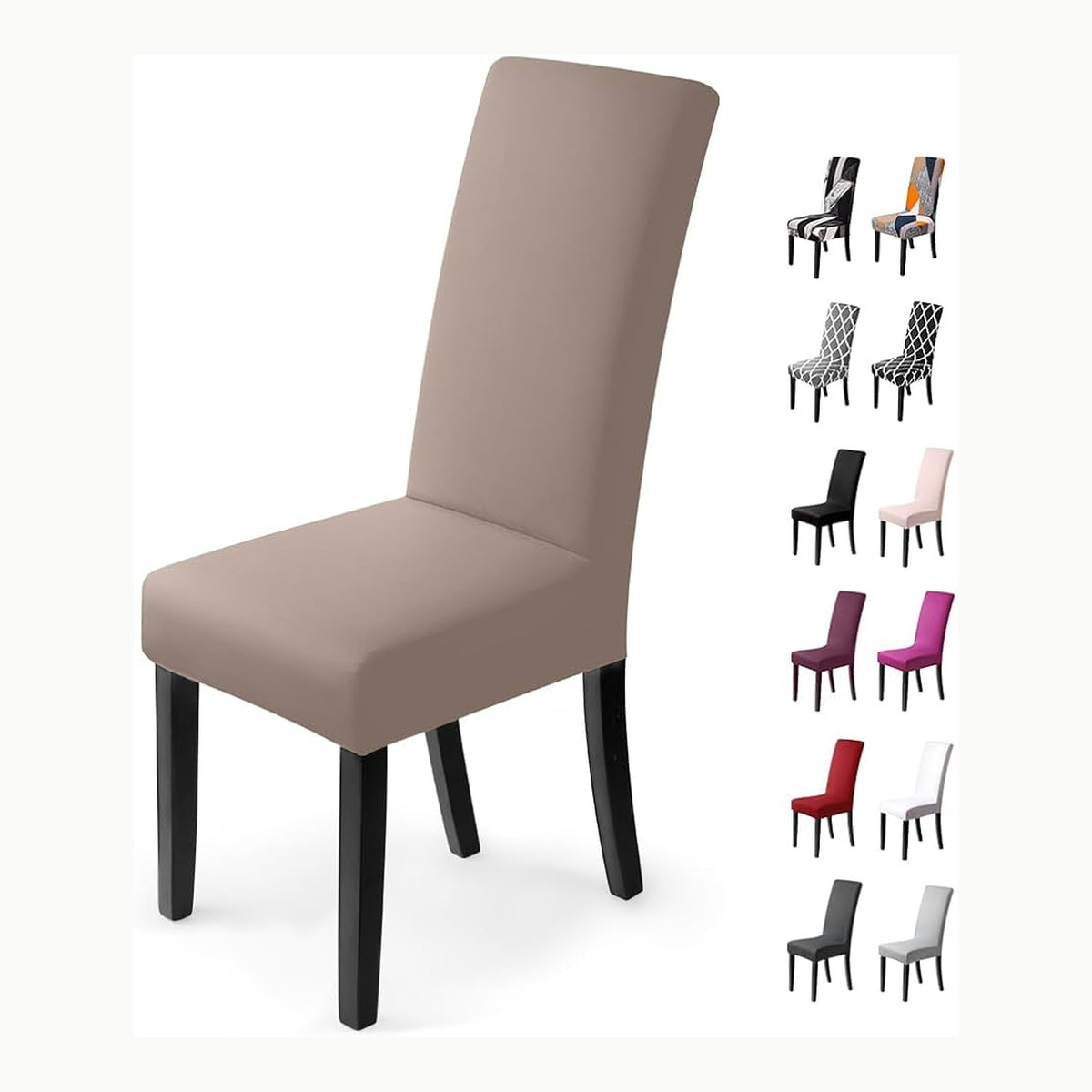 BalladHome Fundas para sillas Pack de 6 Fundas sillas Comedor Fundas