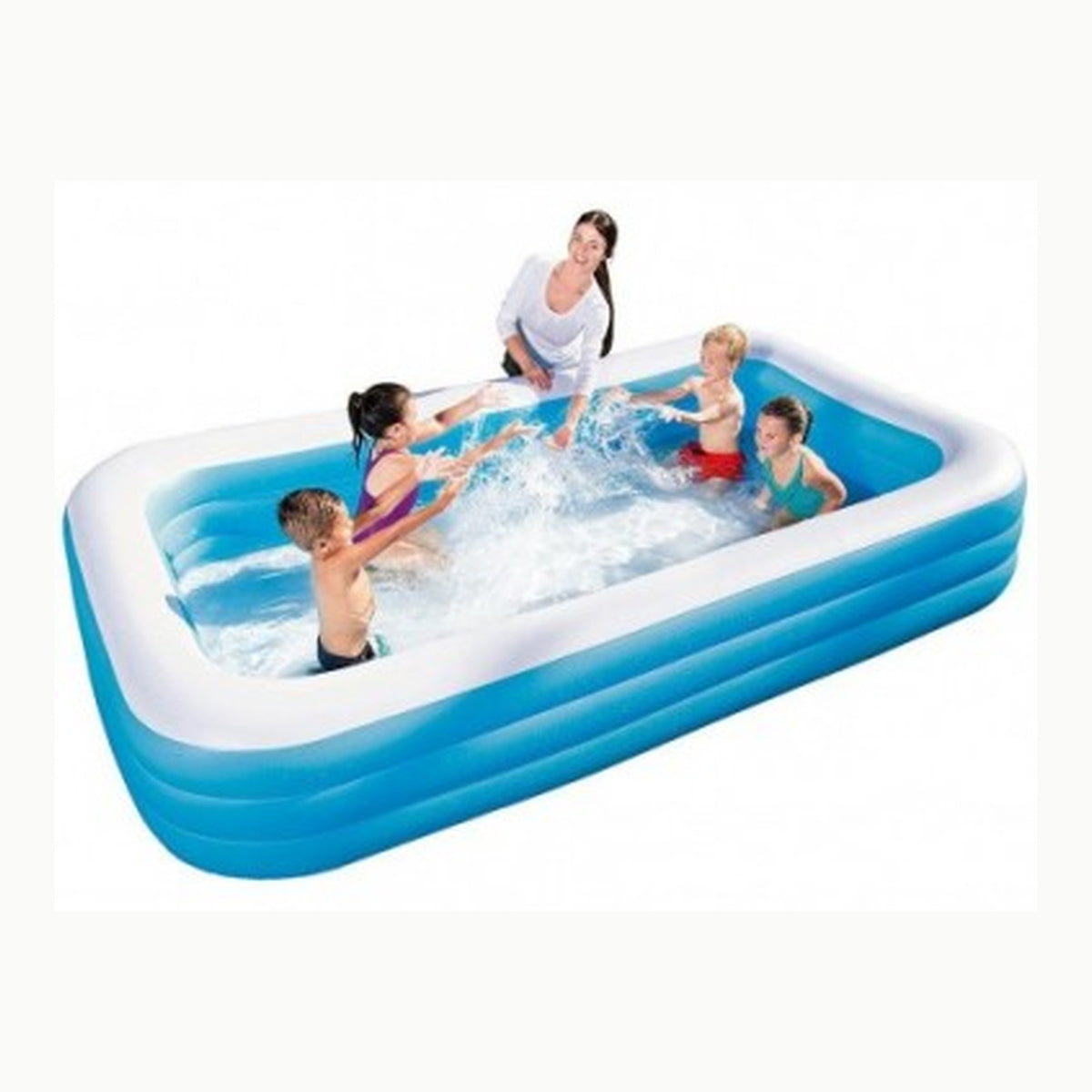Piscina Hinchable Rectangular Pequeña, 120 cm Piscina Infantil