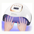 Zawaer Lampara Uv Led Uñas, Lampara Uñas Gel 380W con Pantalla