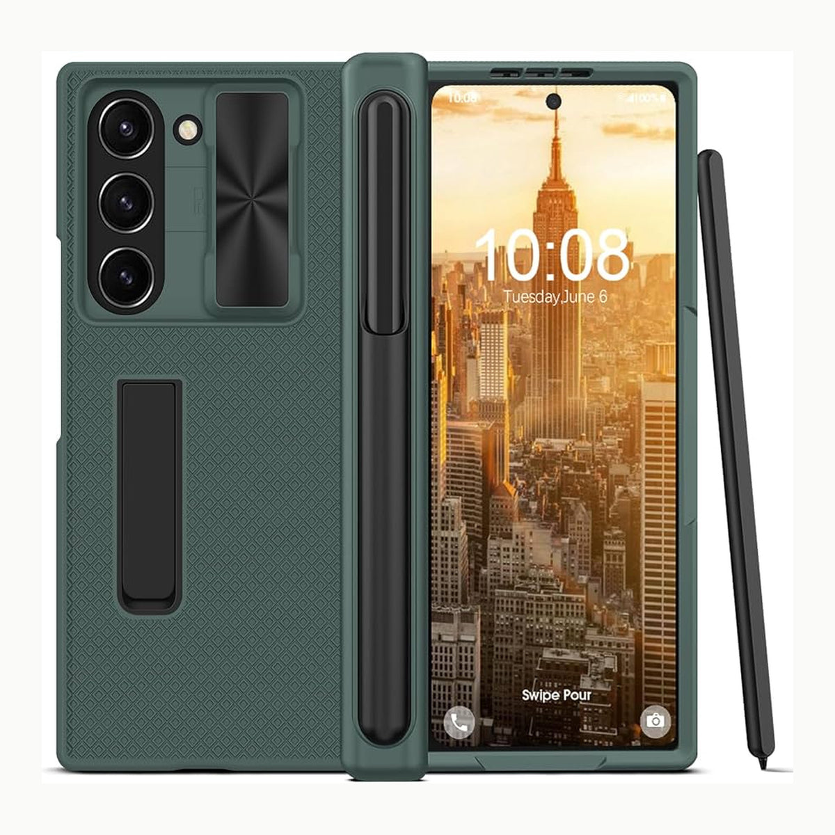 Giyer Funda para Samsung Galaxy Z Fold 6 5G, función atril