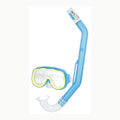 AKTIVE Aqua Sport Kit Gafas Snorkel niño, Azul y Amarillo, Incluye