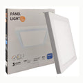 FactorLED Plafón Led Techo Cuadrado Blanco, 18W \(180W\), 1800Lm