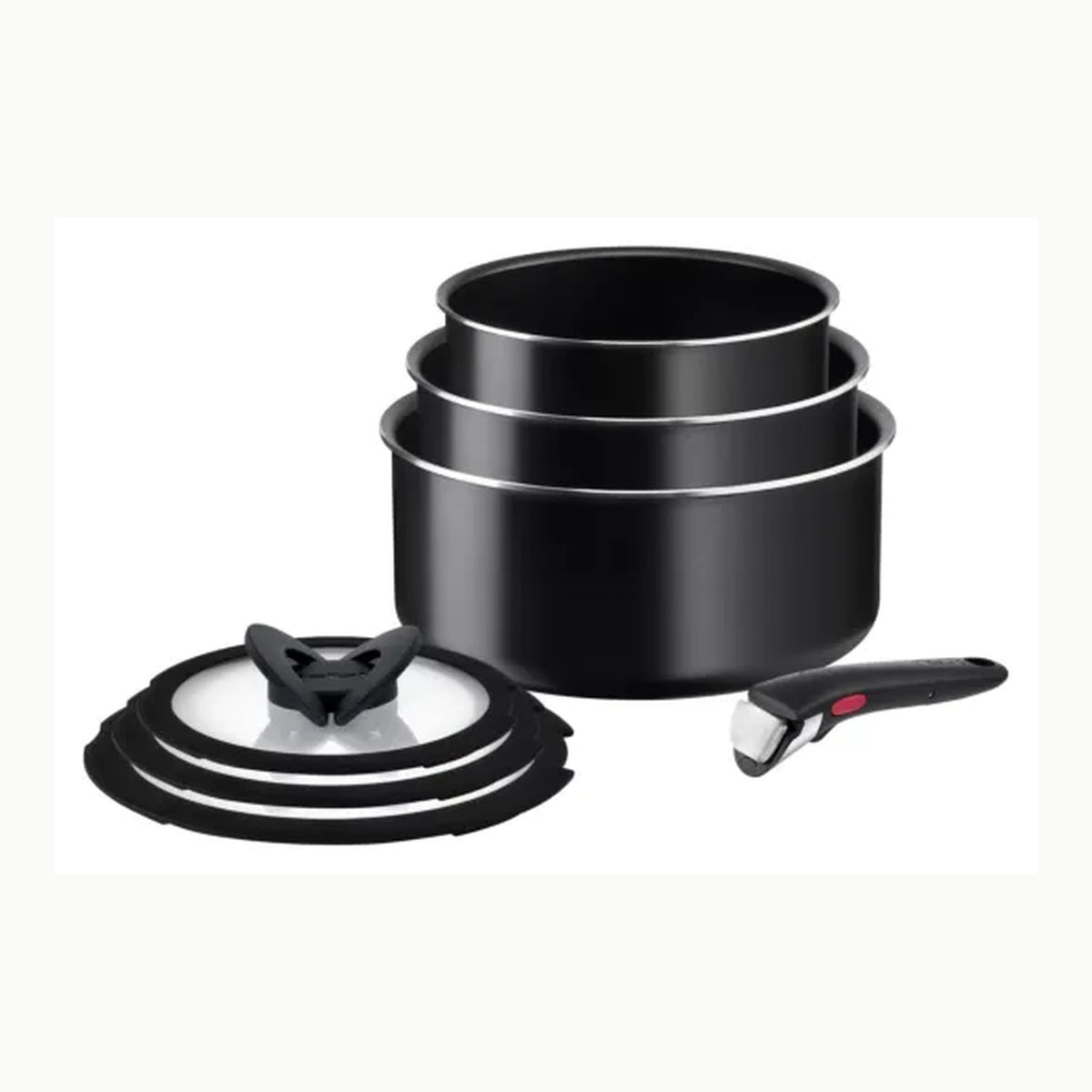 Tefal Ingenio Easy On - Juego de 3 Sartenes 22/24/26 cm + Mango