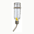 RIXIE – Bebedero de Cristal, 500 ml, Transparente, con Tapón y Tubo