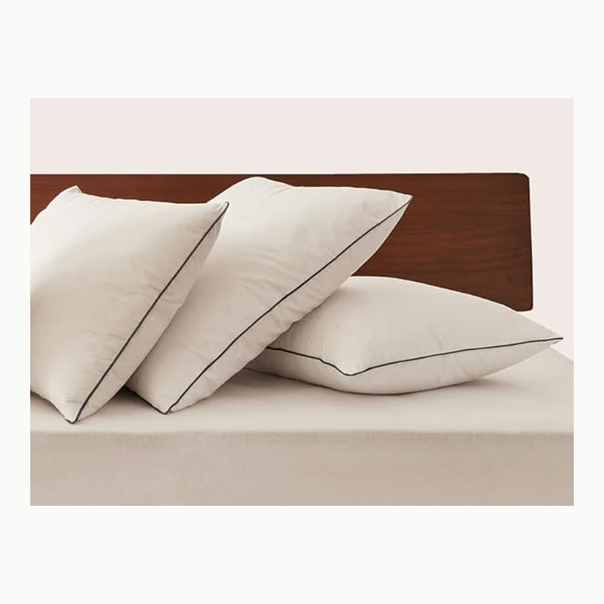 DWR Almohadas de Plumas y Plumón de Ganso,Paquete de 2 Lujosa Plumón