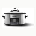 Olla de cocción lenta Crock-Pot Slow Cooker Acero Inoxidable