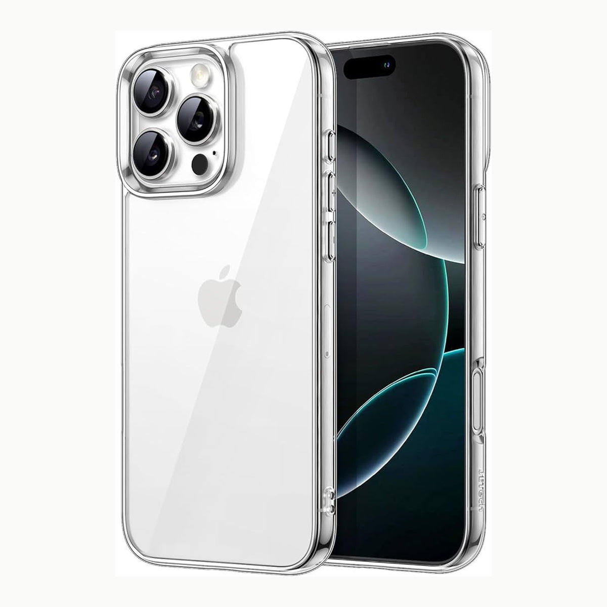 Funda transparente iPhone 16 JETech Funda transparente para iPhone 16