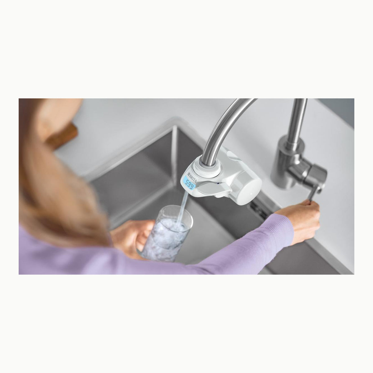 BRITA Sistema de filtrado de agua ON TAP Pro V-MF incl. 2x cartucho