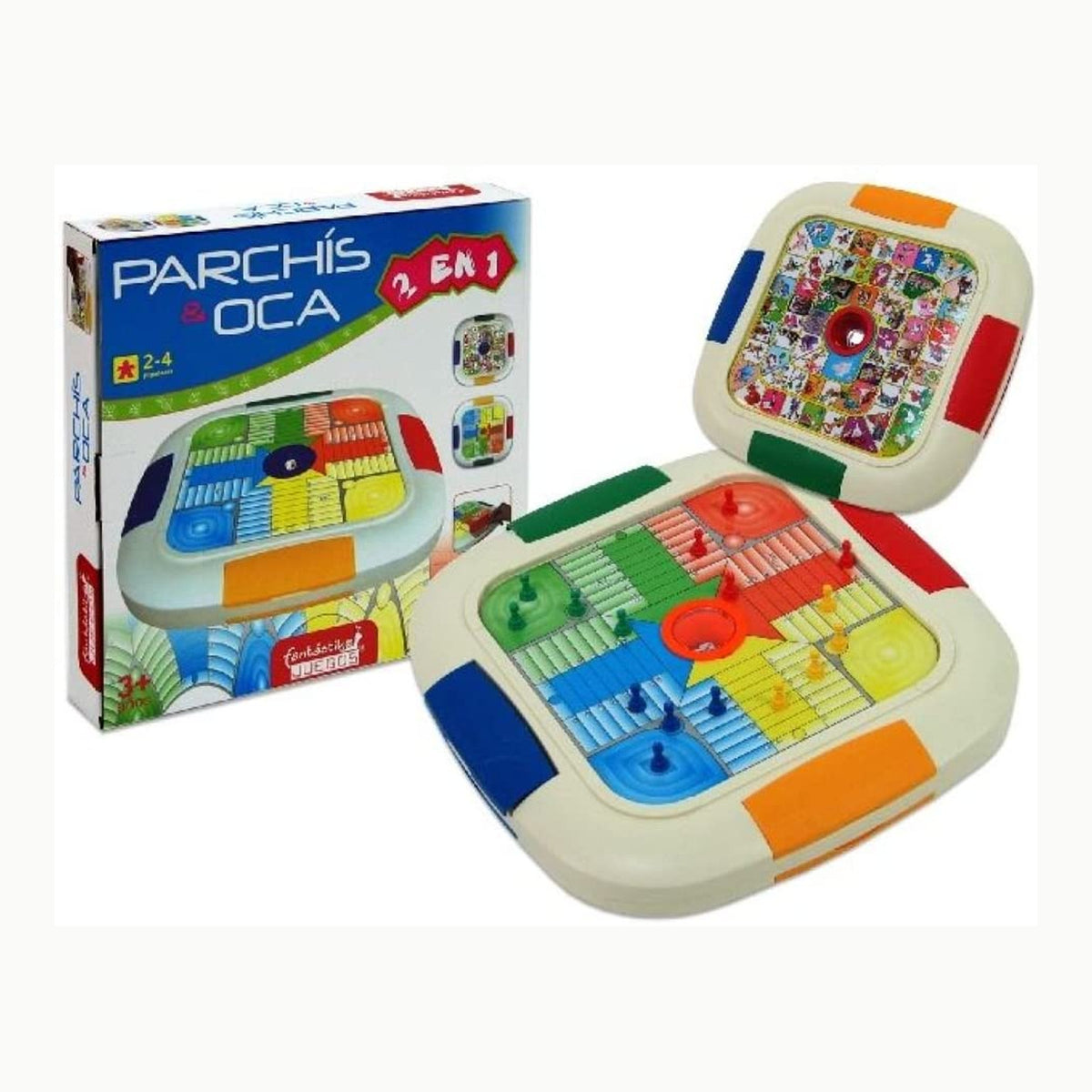 Parchís automático Chicos - Parchís y Oca automático con Tapa \