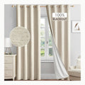 Cortinas Opacas MIULEE Cortinas Salon Opacas 2 Piezas Modernas 140x260