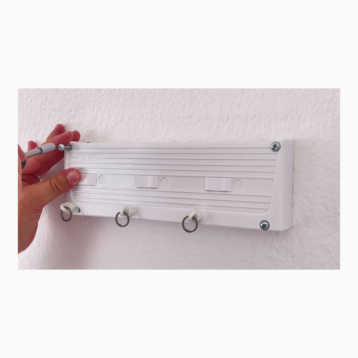 Cuncial TZ-S-2 \| Tendedero Automático de Pared 2 Cuerdas \| hasta