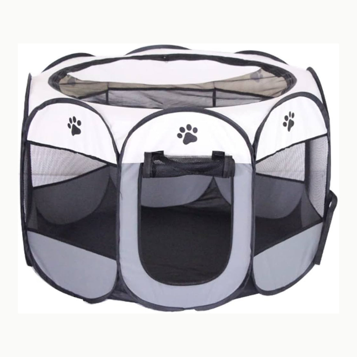 lionto Parque para Perros en Tela Oxford, Malla Transpirable, con