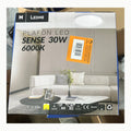 M Ledme - Plafon LED Techo 30W, Lámpara Techo para Baño IP44, 3.000