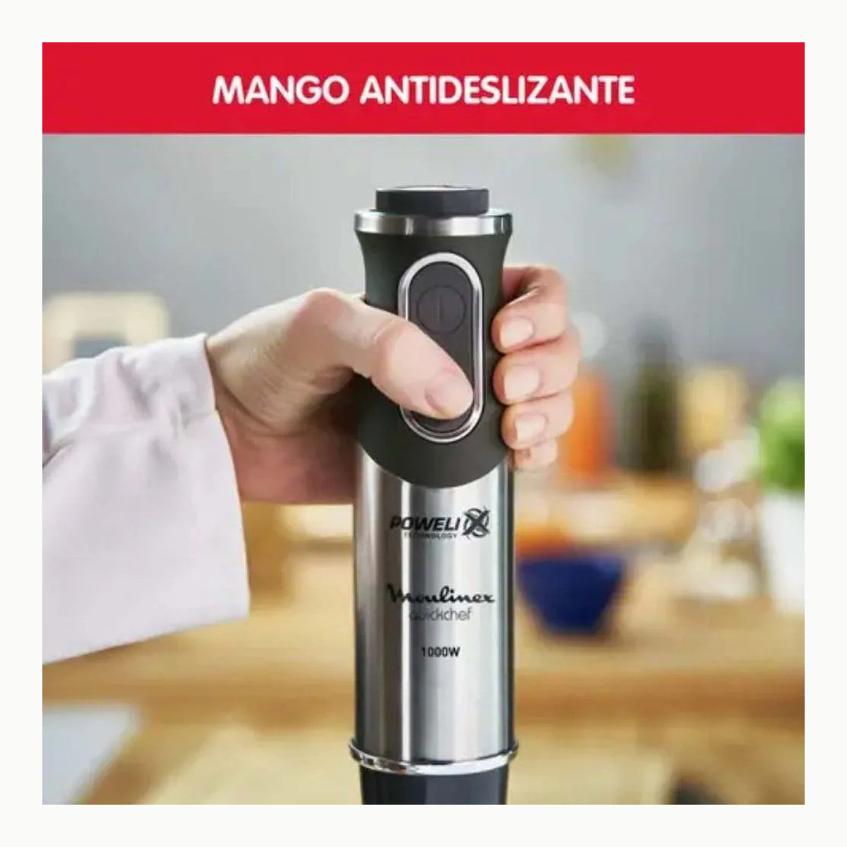 QuickChef DD6578 Moulinex QuickChef, Batidora de Mano de 1000 W, 10