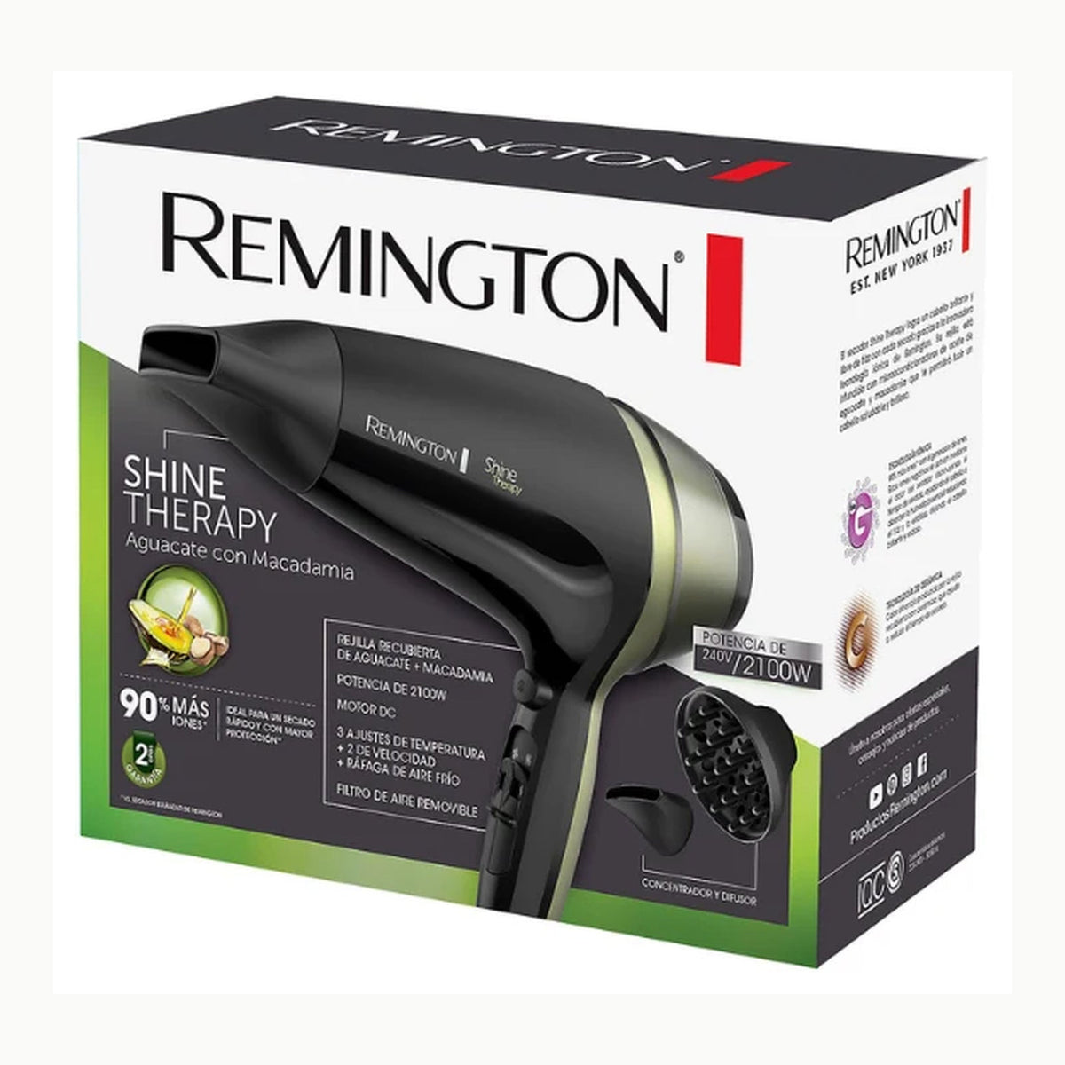 Secador Profesional Silk Remington Secador de Pelo Profesional Silk