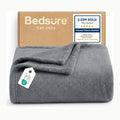 Bedsure Throw Blanket 50x60 inch Grey Fleece