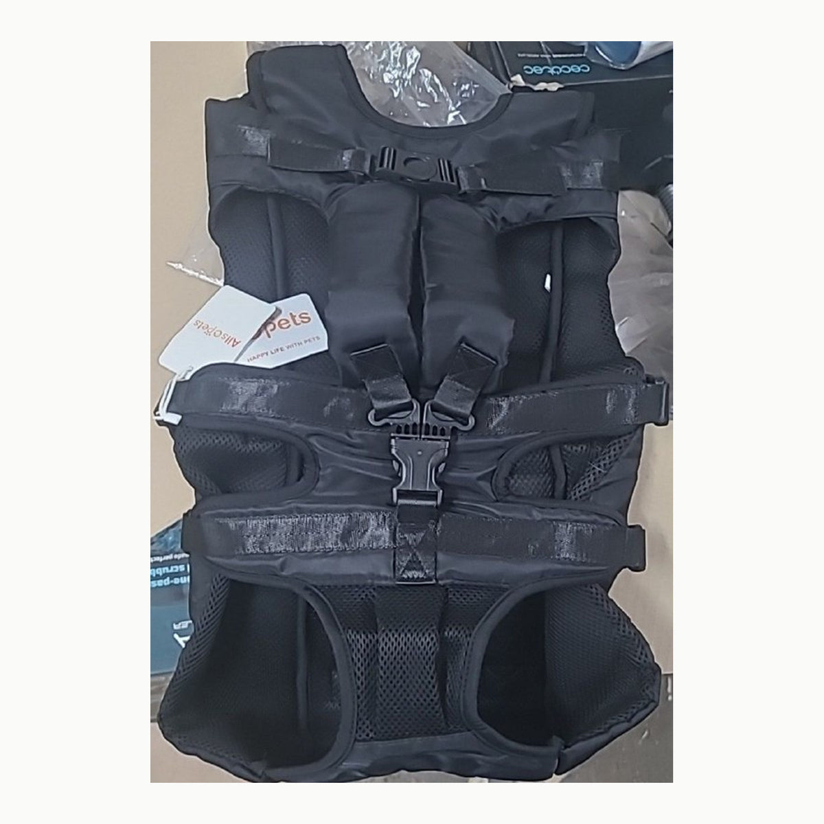 Mochila Frontal Ajustable ALLSOPETS Mochila para Perros Frontal