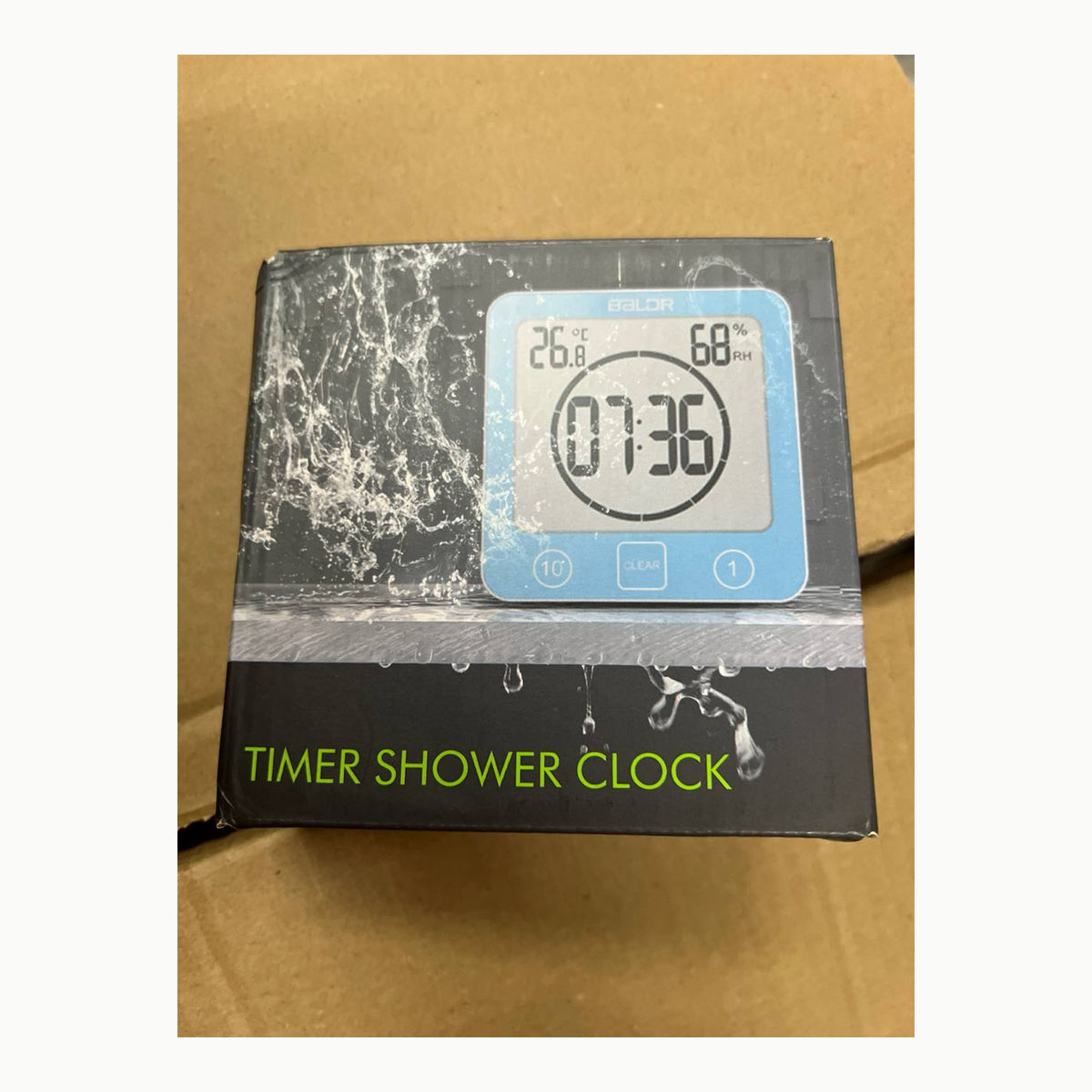 ALLOMN Orologio da Bagno, Doccia Orologio Allarme Impermeabile