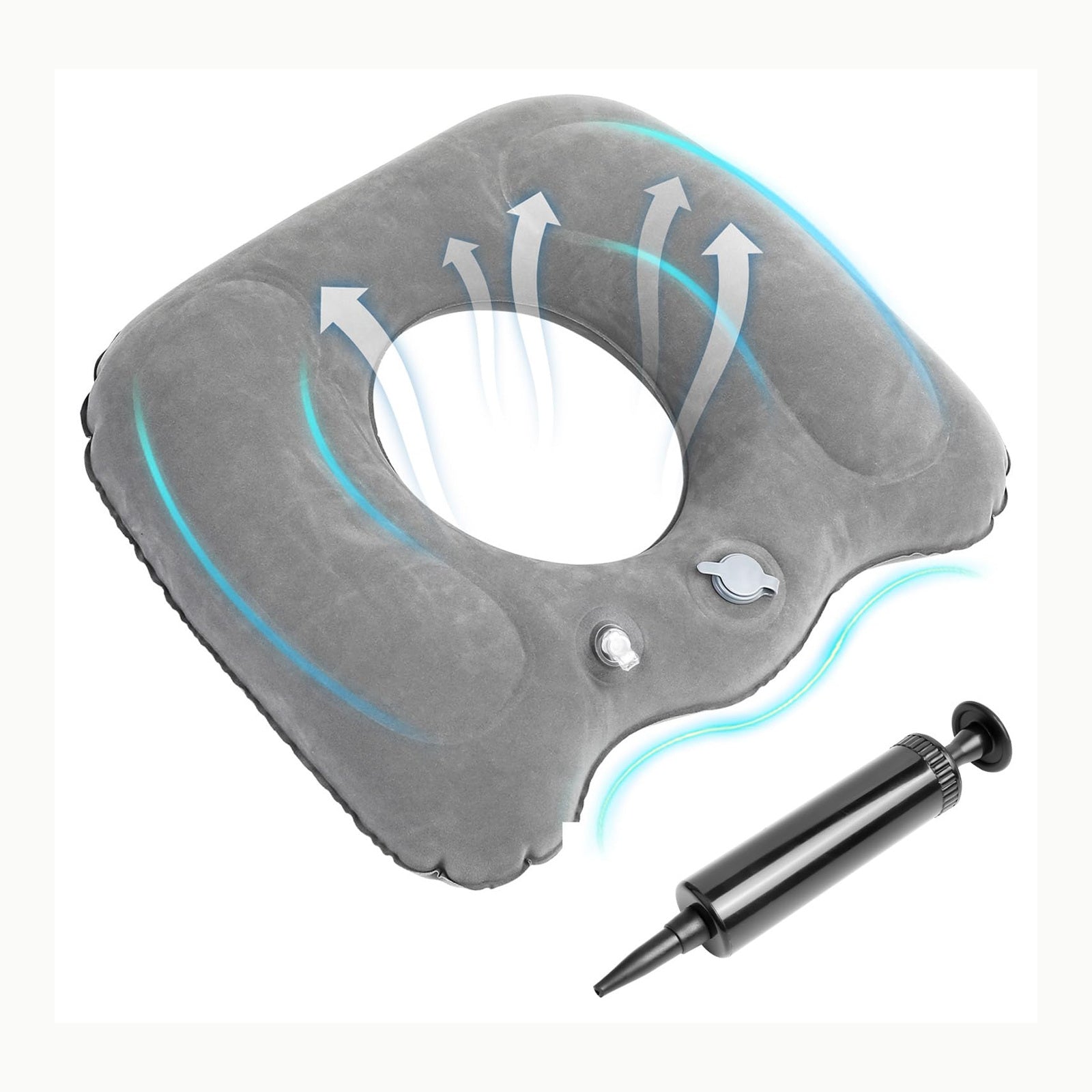 1 PcsCojín Ortopédico Inflable, Cojin Coxis Cojin de Asiento