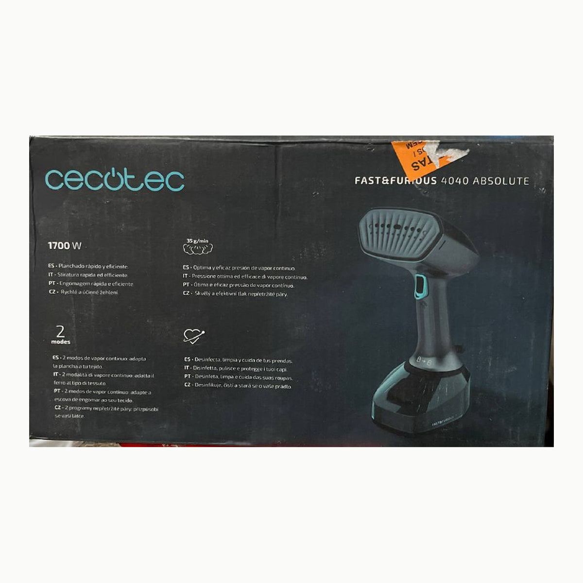 Plancha Vertical 4040 Cecotec Plancha Vertical Fast&Furious 4040