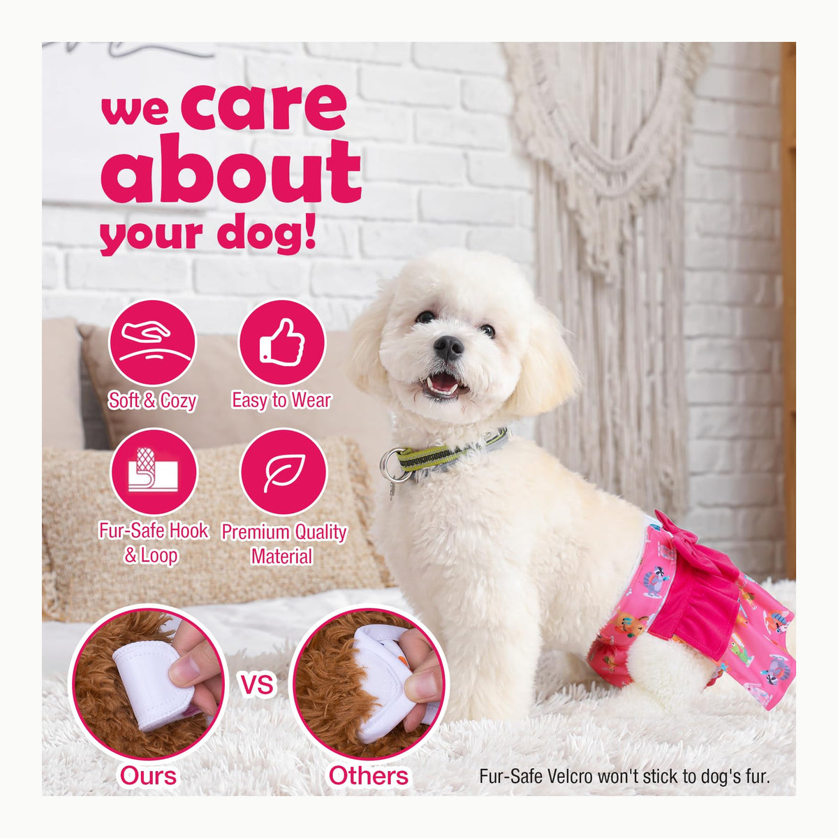 Pañales lavables perros Dono Pañales lavables para perros machos