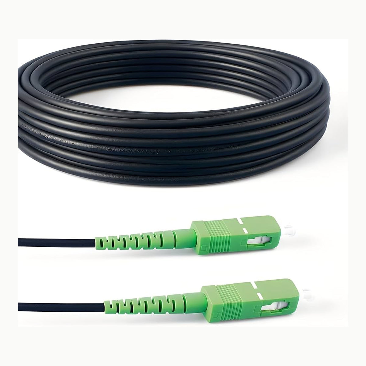 Elfcam Cable Fibra Óptica 15m SC/APC a SC/APC Monomodo Simplex