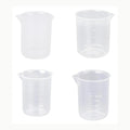 Jarra Medidora de Cristal - 50ml, 125ml, 250ml - Escala Precisa