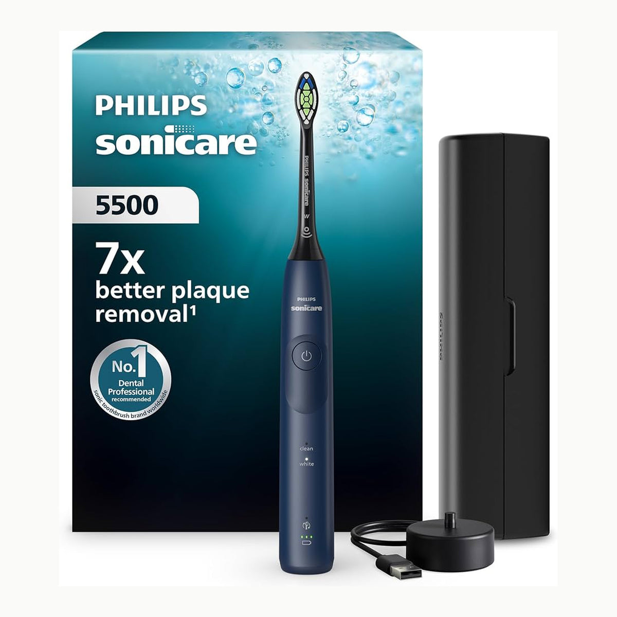Philips Sonicare 5500 cepillo dental eléctrico, sónico con 2 modos