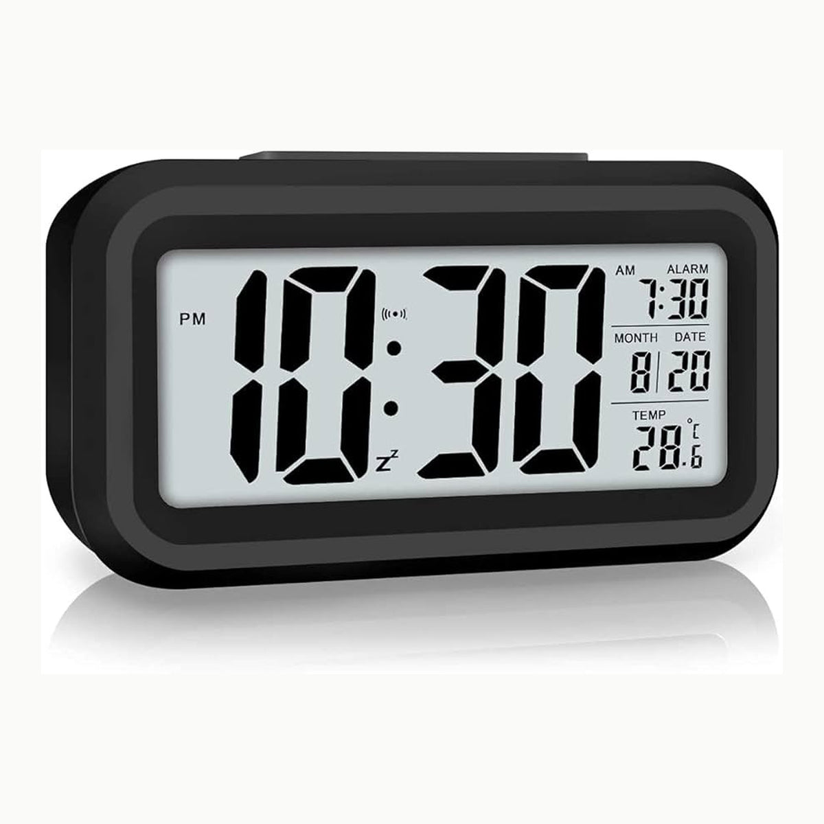 Lesipee Reloj despertador digital, reloj para dormitorio, reloj de