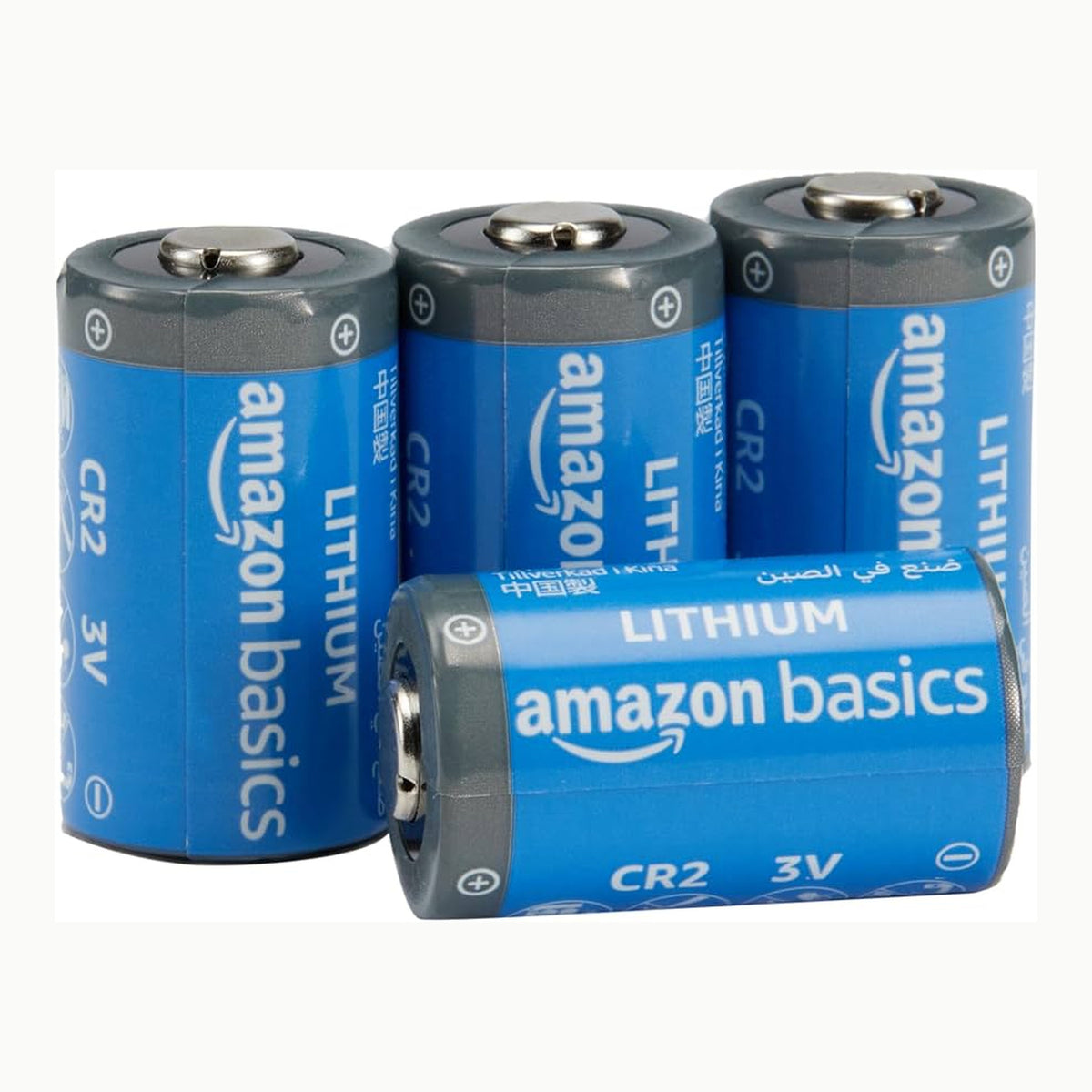 Paquete de 4 pilas CR2 Amazon Basics - Paquete de 4 pilas de litio CR2