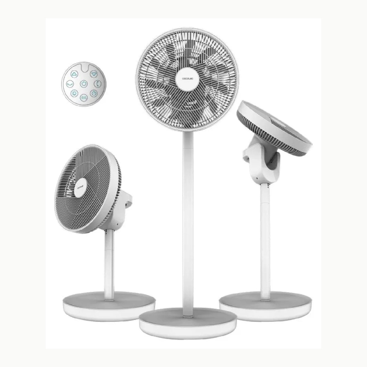 Cecotec Ventilador de Pie EnergySilence 500. 40 W, 5 Aspas de 40 cm