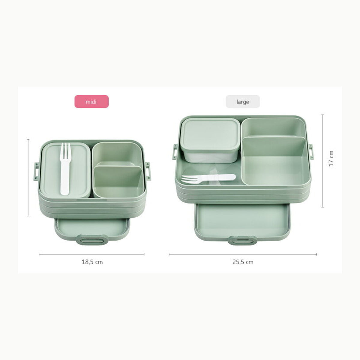 Mepal Bento Brotdose Midi Take A Break - Brotdose mit Bento Box