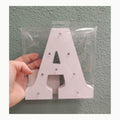 LED Letter A Out of the Blue 57/6074 - Holz Buchstabe "A" beleuchtet