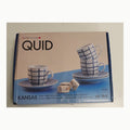 Quid Kansas Set 6 Tazas Con Plato Porcelana Apto Microondas