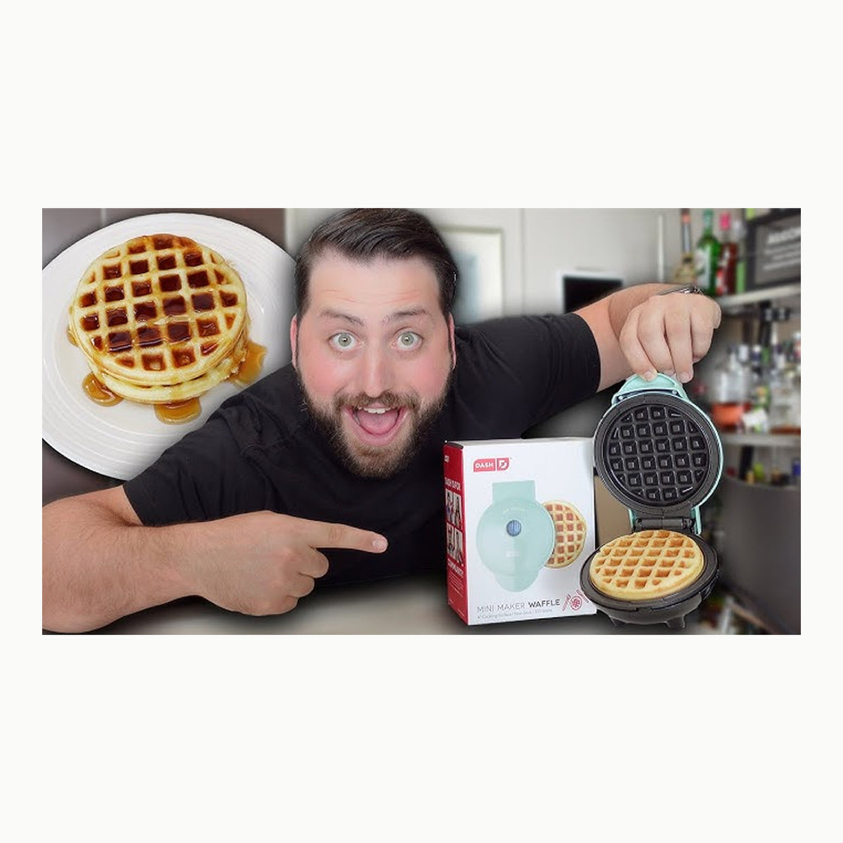Bestron AMW500SAT Mini Waffeleisen Satin Collection