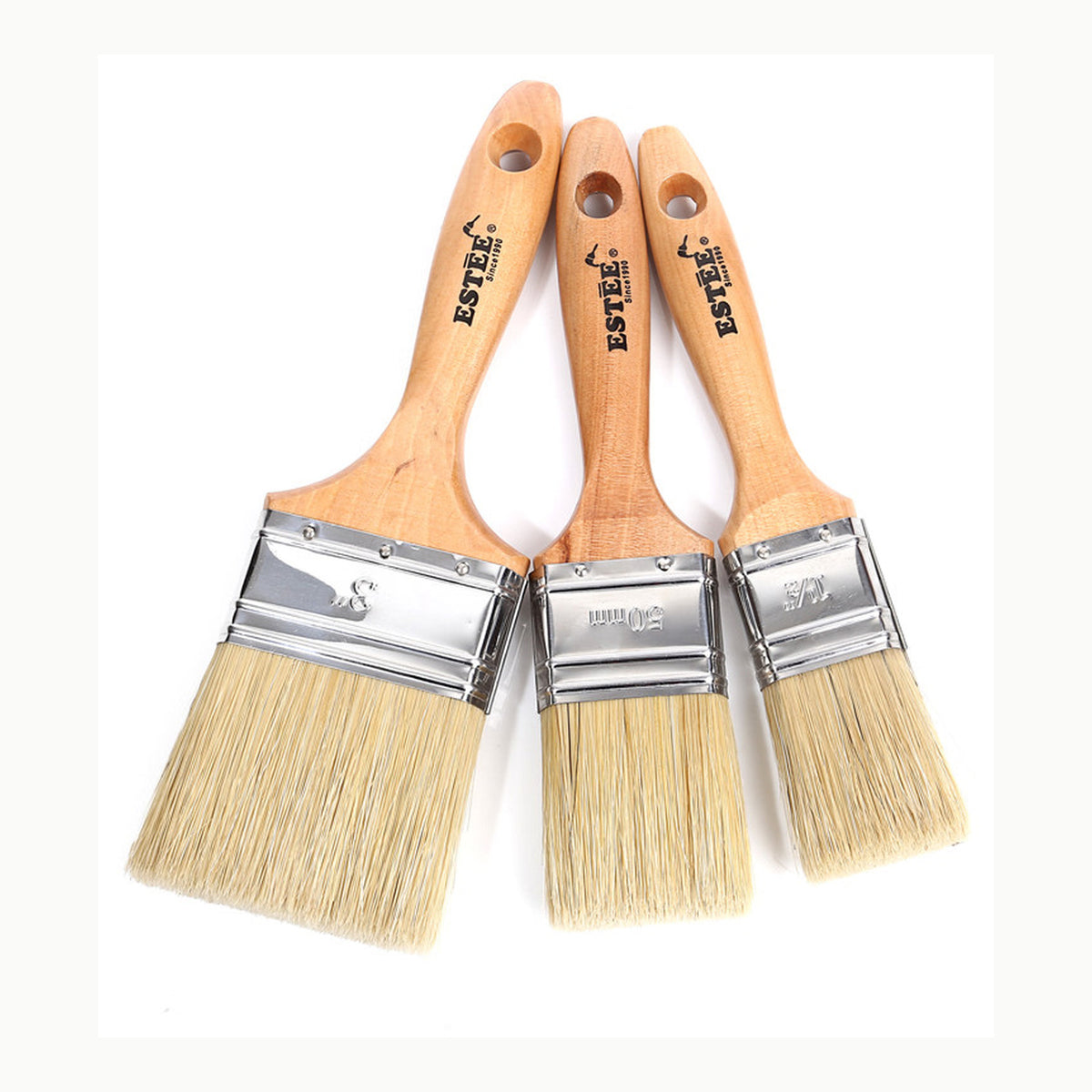 M7 brochas pintura set de 15 piezas, Ancho 1 pulgada-5 piezas, Ancho